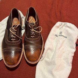 Allen Edmonds Wingtips Red Bottom